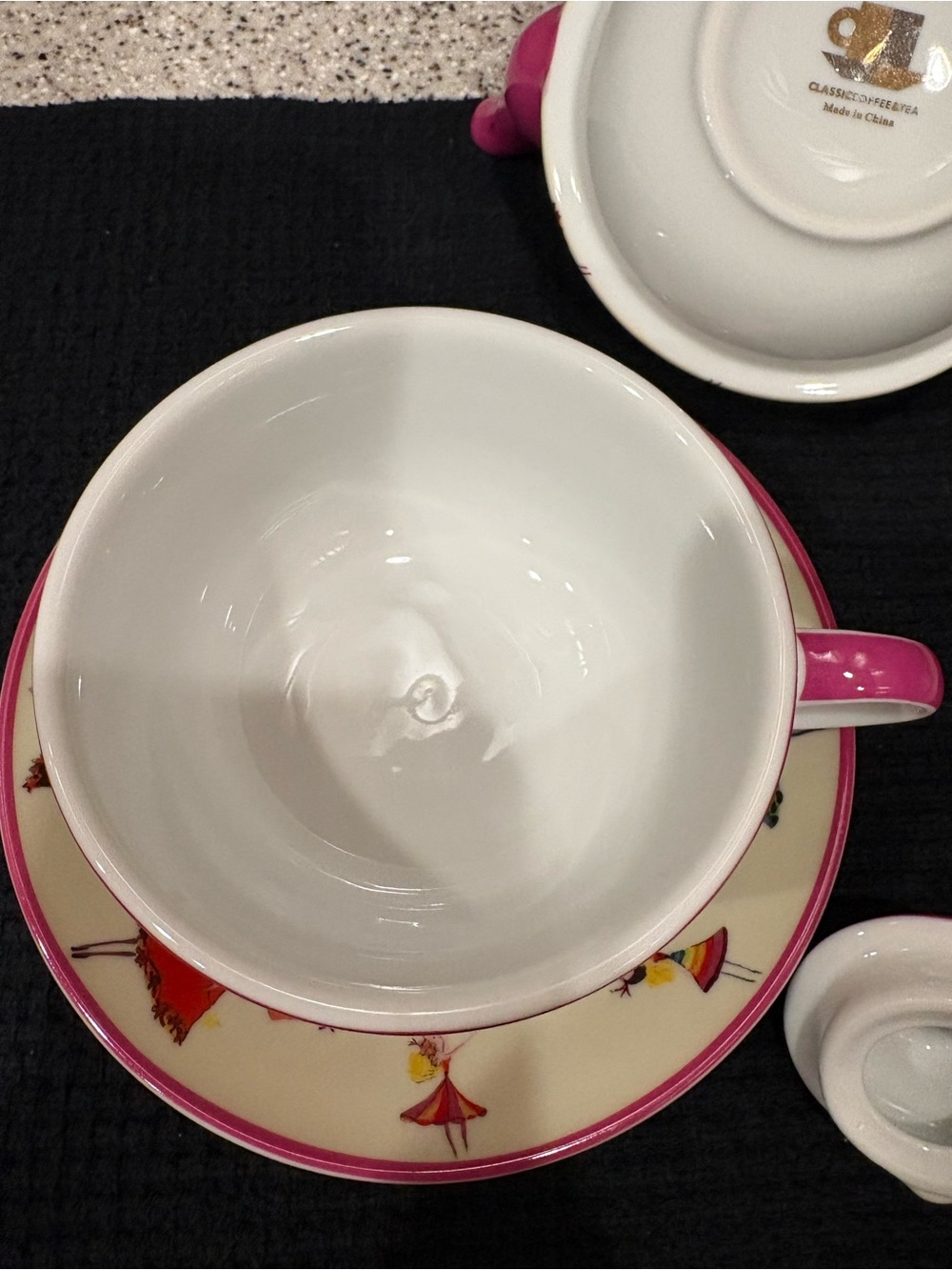 Yedi Houseware Classic Coffee and Tea Dancing Fairies Tea for One set - Picture 7 of 11